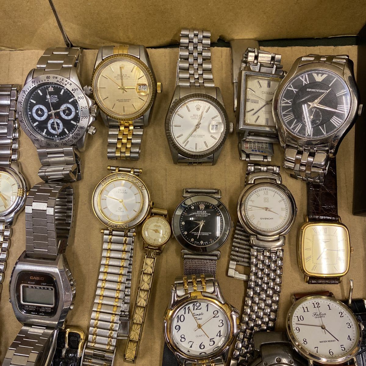 ☆未鑑定品 腕時計 まとめて 約6kgCITIZEN SEIKO 懐中時計 など現状品 