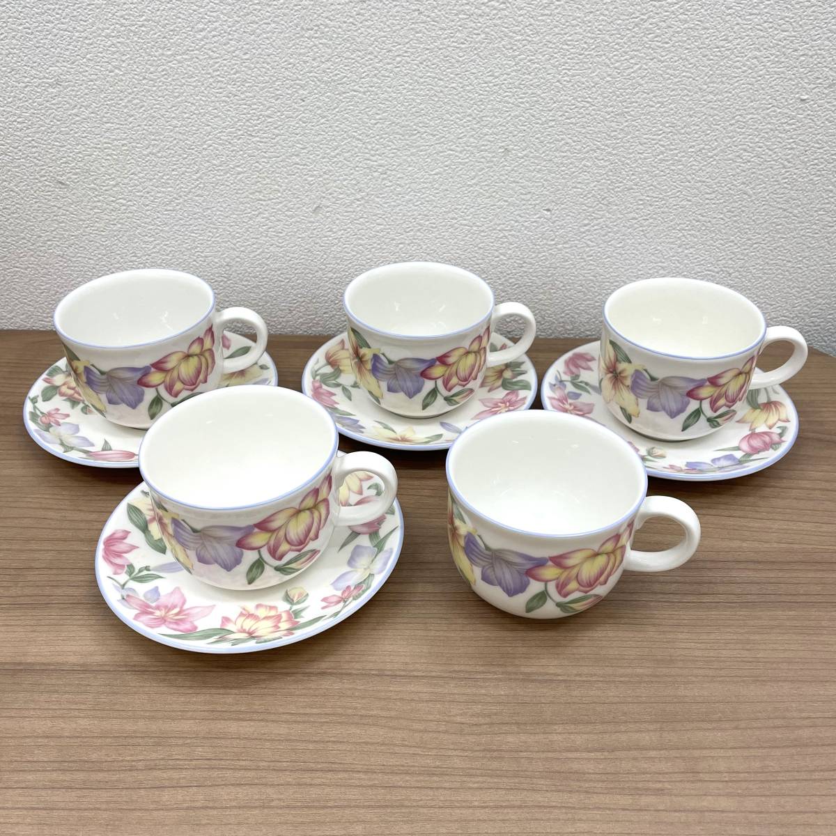 にしきの】HKR0807 Royal Doulton 6客セット カップ&ソーサー ロイヤル 