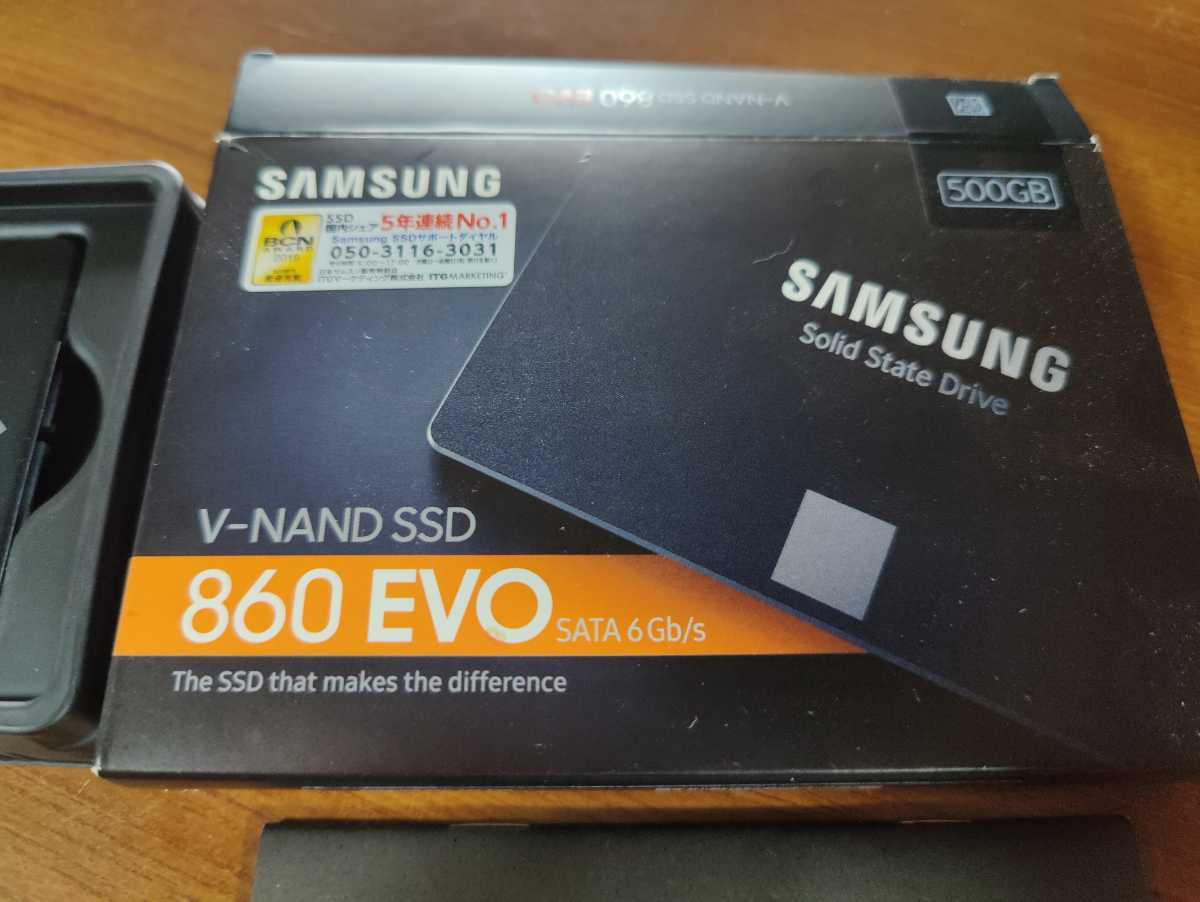 サムスン SSD SAMSUNG 860EVO 新古 訳あり 0 SSD EVO 容量500GB ／ e