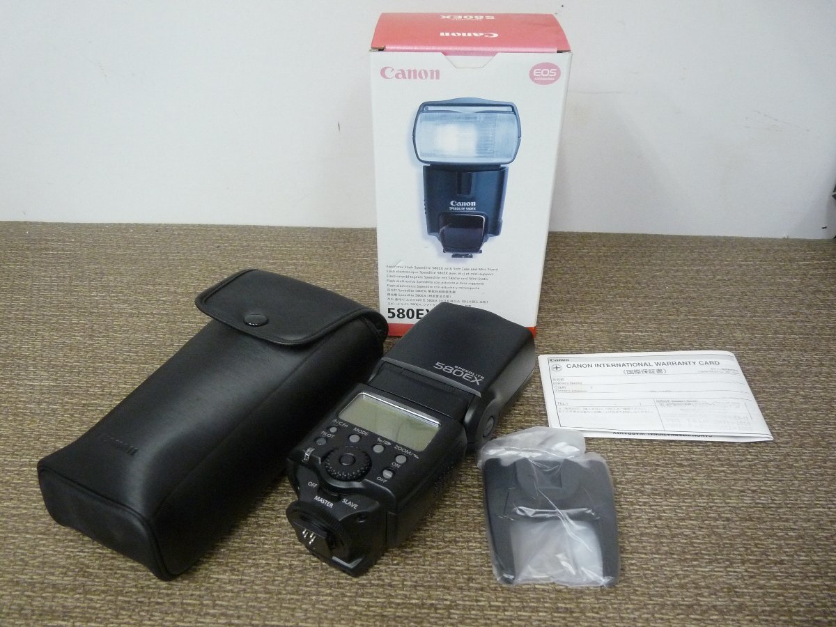 最安値，送料無料 SA キヤノン Canon スピードライト 580EX(キヤノン用)｜売買されたオークション情報、yahooの商品情報をアーカイブ公開 - オークファン キヤノン用