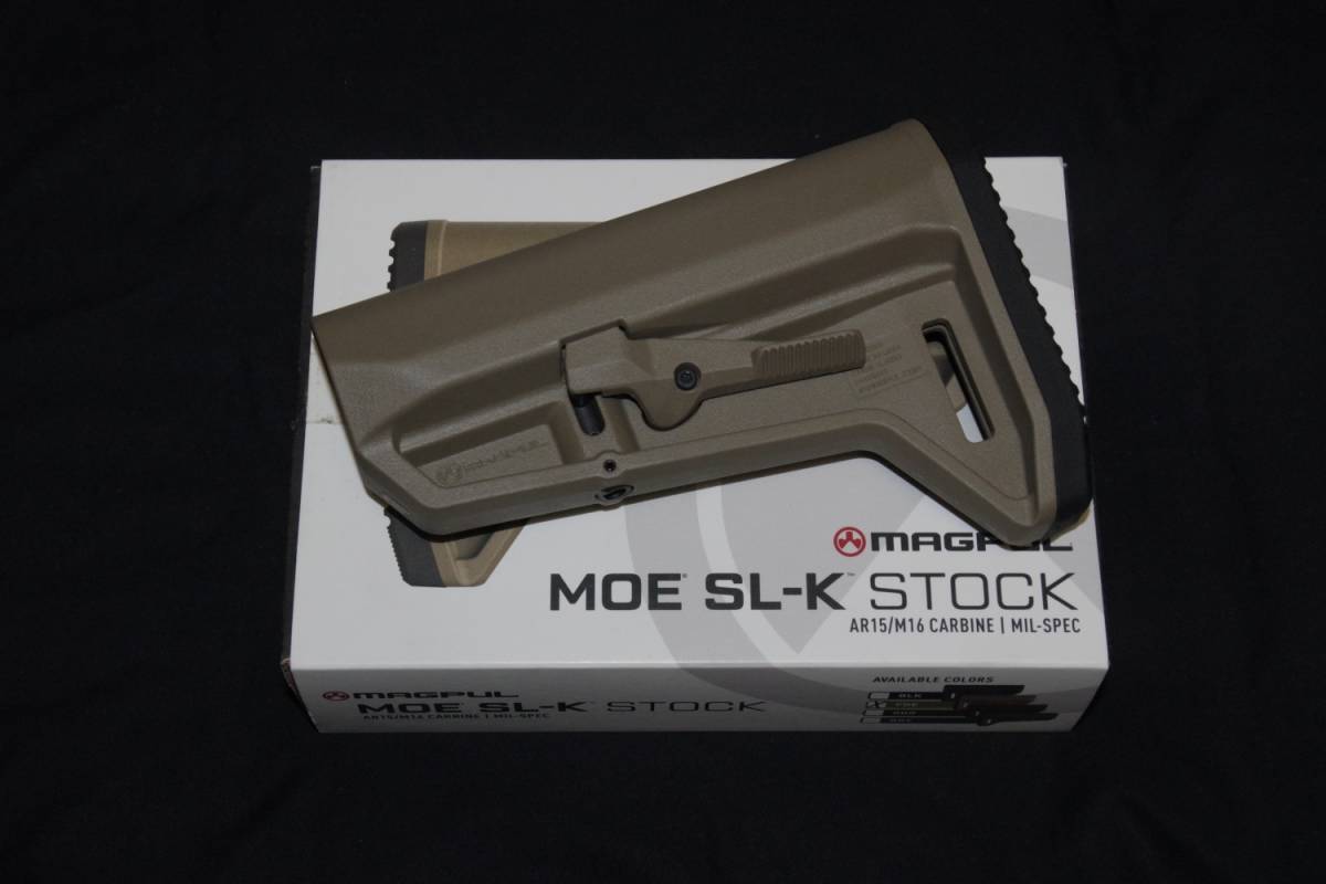 SL-K MOE MAGPUL BK,FDE Stock-Mil-Spec FDE（実物 MAGPULマグプル MOE