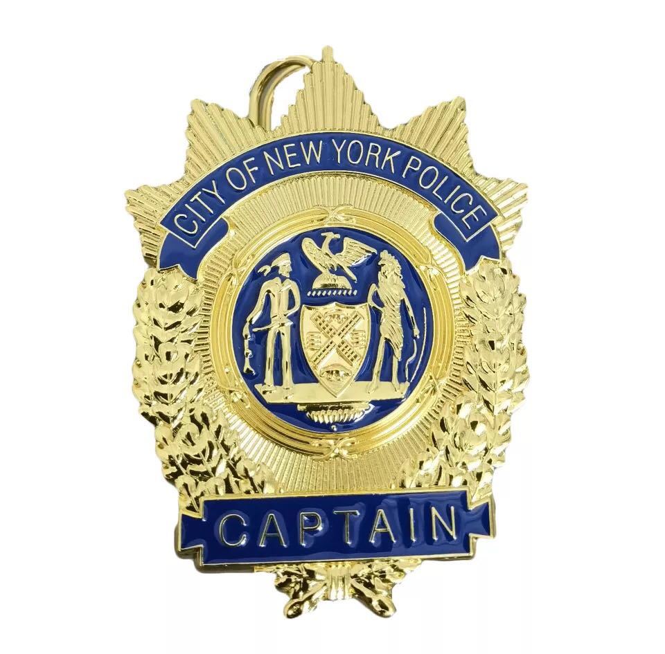 米国 ニューヨーク市警察 キャプテン専用 ピンバッジ レプリカ nypd