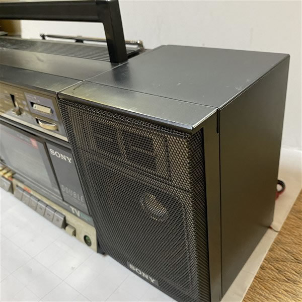 SONYソニー ダブルカセット・ラジカセ CFS-W660 ミニコンポ 黒ブラック