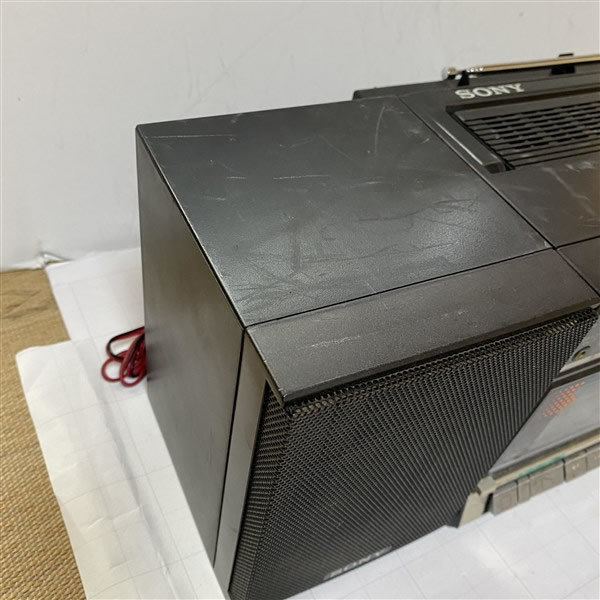 SONYソニー ダブルカセット・ラジカセ CFS-W660 ミニコンポ 黒ブラック