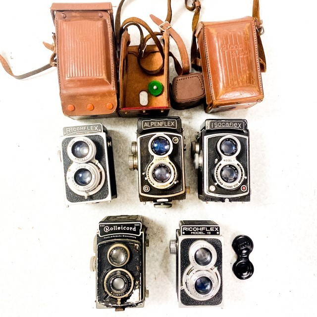 Rolleicord Triotar 7.5cm c1938-47 W⁄Triotar Franke 【二眼レフ 5台