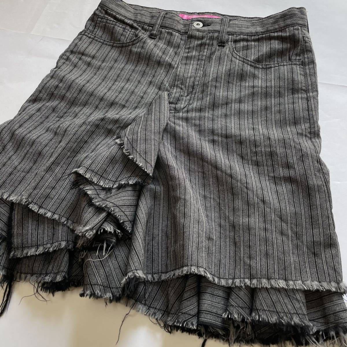 05aw JUNYA WATANABE comme des garcons MAN cut off skirt ジュンヤ