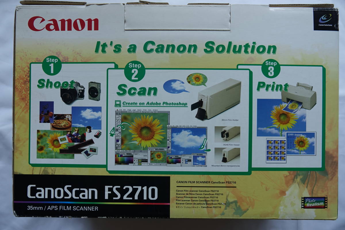 Canon】CanoScan FS2710 フィルムスキャナー 35㎜／APSフィルム 