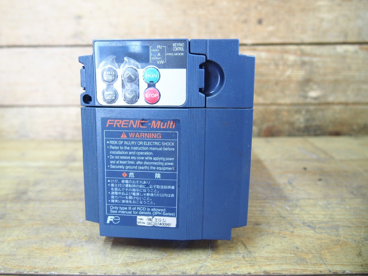 新品 FUJI/富士電機 FRN2.2E1S-2J インバーター ☆【1H0908-8】 Fuji 富士電機 FRN2.2E1S-2J インバーター 動作保証