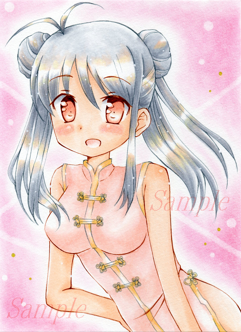 手描きイラスト オリジナル ハガキサイズ モノクロ - メルカリ