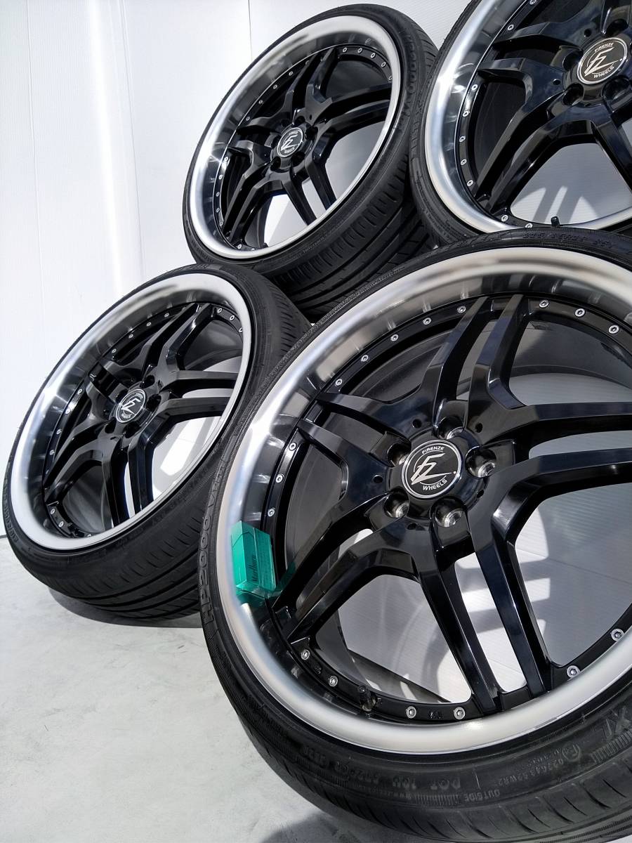 19インチ フィレンツェ pcd 100 5穴 プリウス など pcd100 ホイール 車 