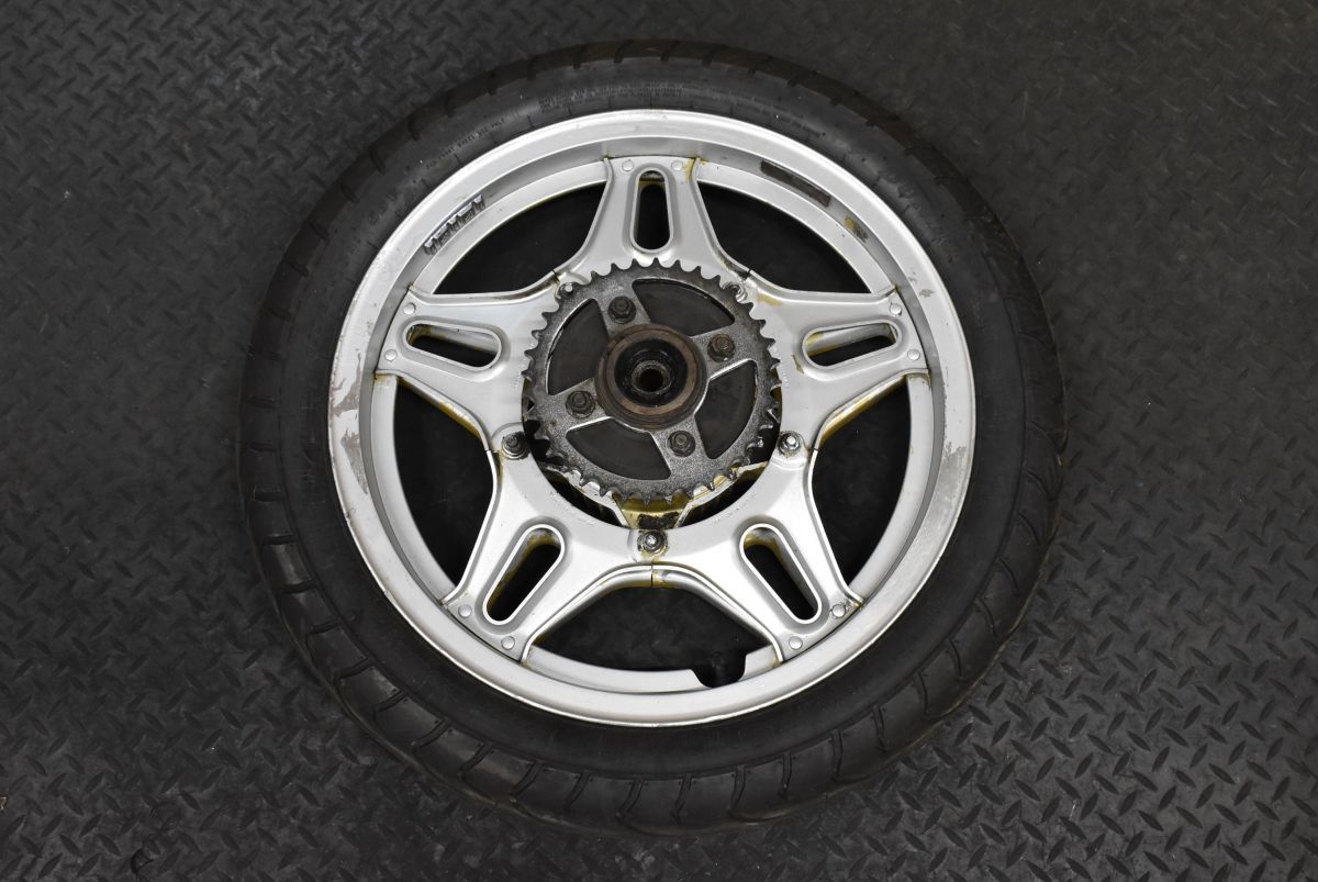 CB250T. CB400T.ホーク　18インチリアホイール 当時物 純正 CB400N リアホイール 0039 検) CB250N CB400T ホーク3