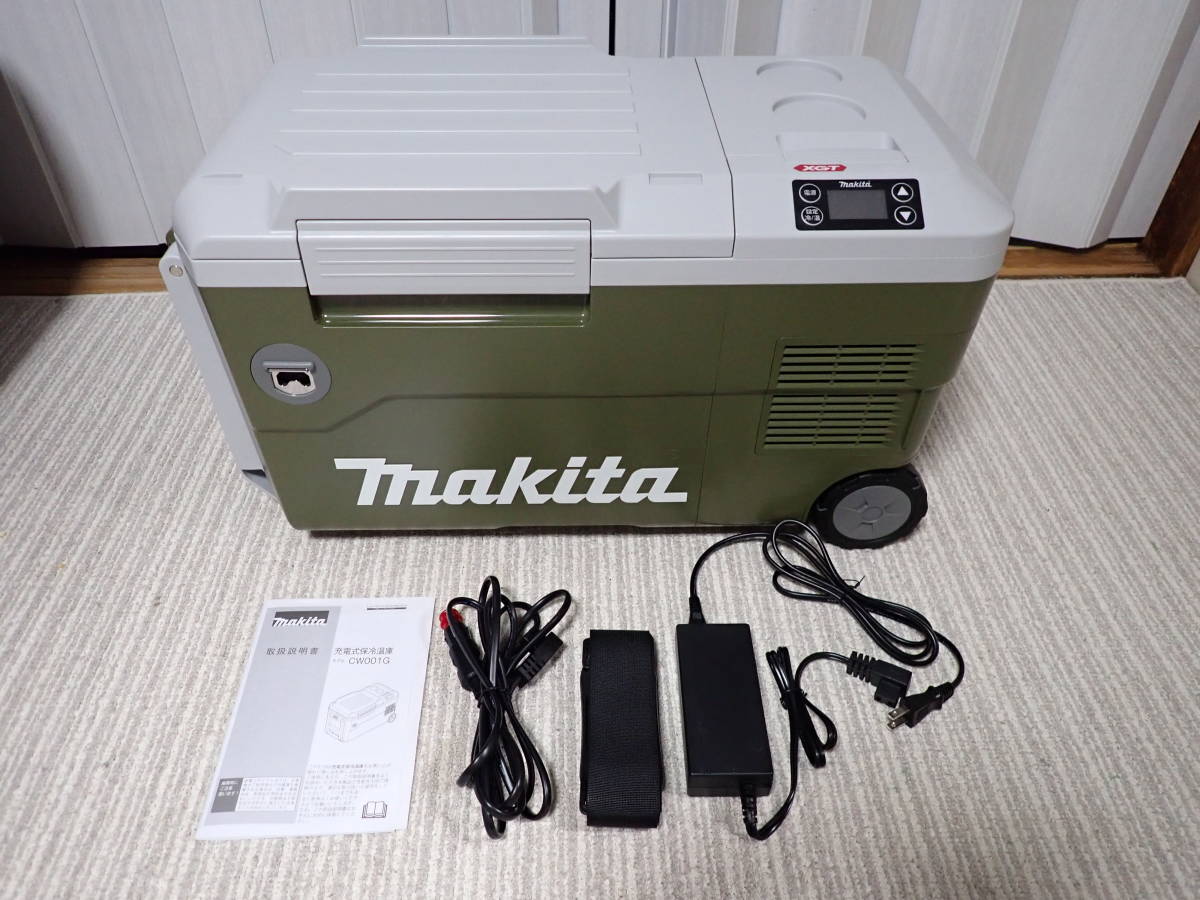 ☆使用少☆マキタ makita 40Vmax 充電式保冷温庫 オリーブ 容量20L