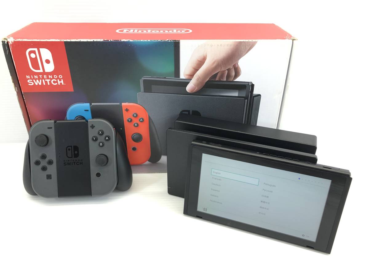 定番人気，低価 NINTENDO 任天堂 スイッチ ネオンカラー 本体画面ヤケ 動作問題なし コントローラージャンク(ニンテンドースイッチ本体)｜売買されたオークション情報、yahooの商品情報をアーカイブ公開 - オ ニンテンドースイッチ本体