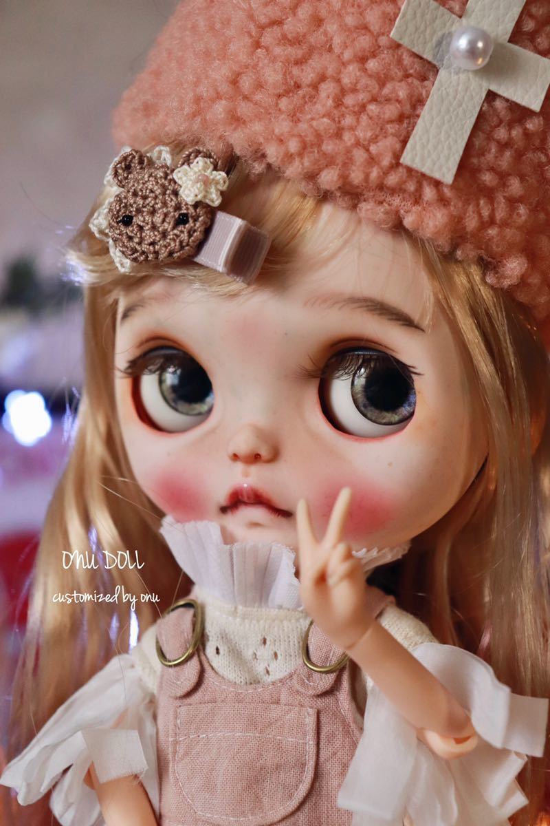 【専用】ネオサイズ 小さい 丸耳（白肌） ブライス アイシードール 用 №3 カスタムアイシードール・ネオブライスサイズ ネオサイズ 小さい 丸