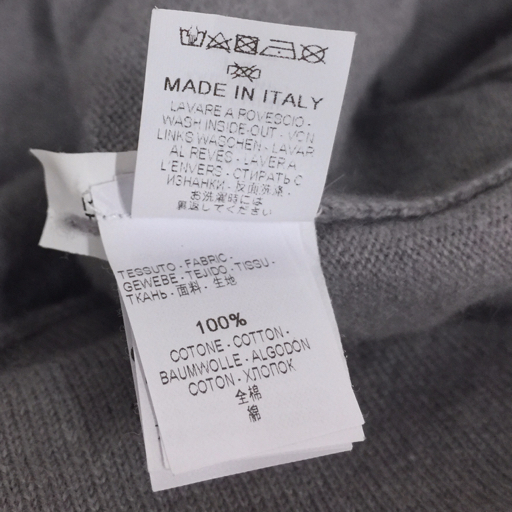 ブルネロ クチネリ サイズ M 長袖 カシミア ニット セーター ビジューレディース グレー系BRUNELLO CUCINELLI ブルネロクチネリ BRUNELLO CUCINELLI ダークグレー×白×ブロンズ 長袖セーター&frasl;ニット 良品