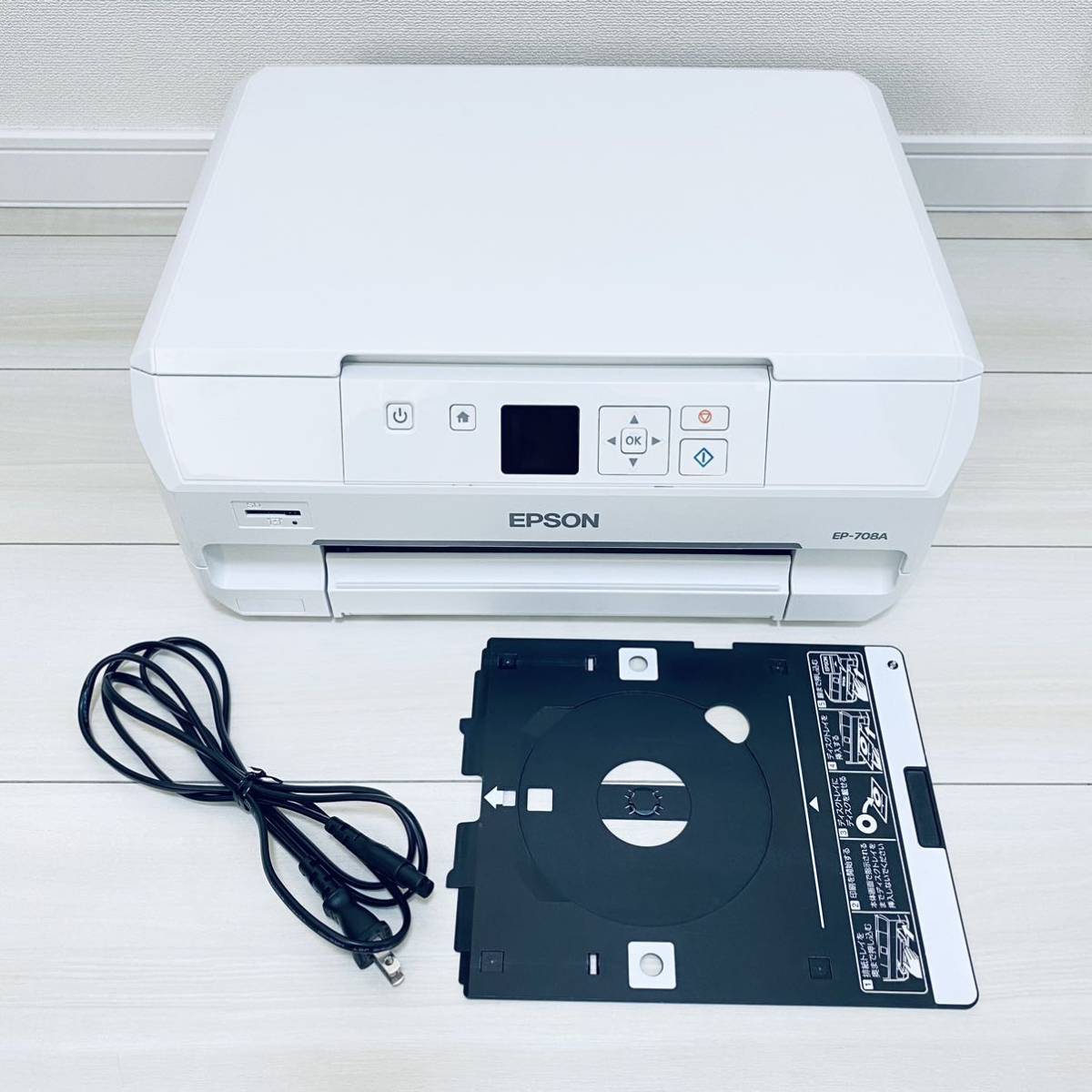ジャンク品？EPSON プリンター 本体 EP708A 互換インク付き