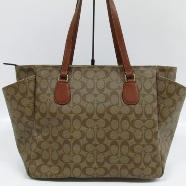 着物10 COACH コーチ IMBDX PVC シグネチャー 2way トート/ショルダー 
