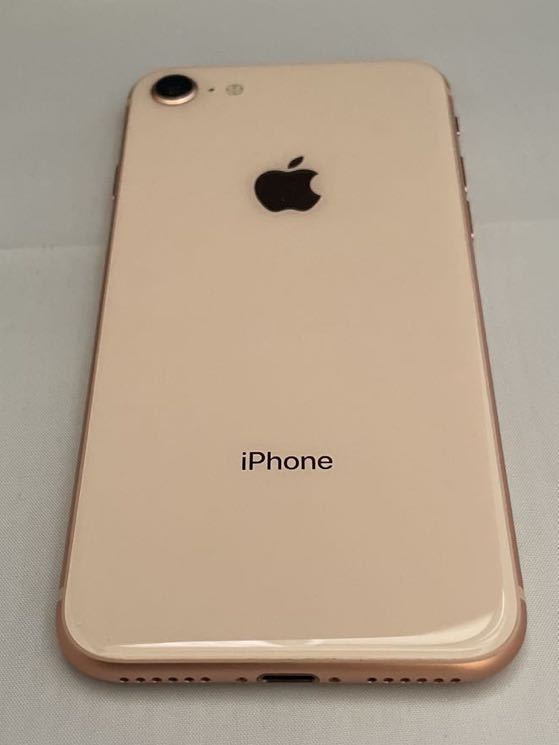 iphone 8 64G ゴールド 中古超美品 SIMロック解除済 型番：iphone 8