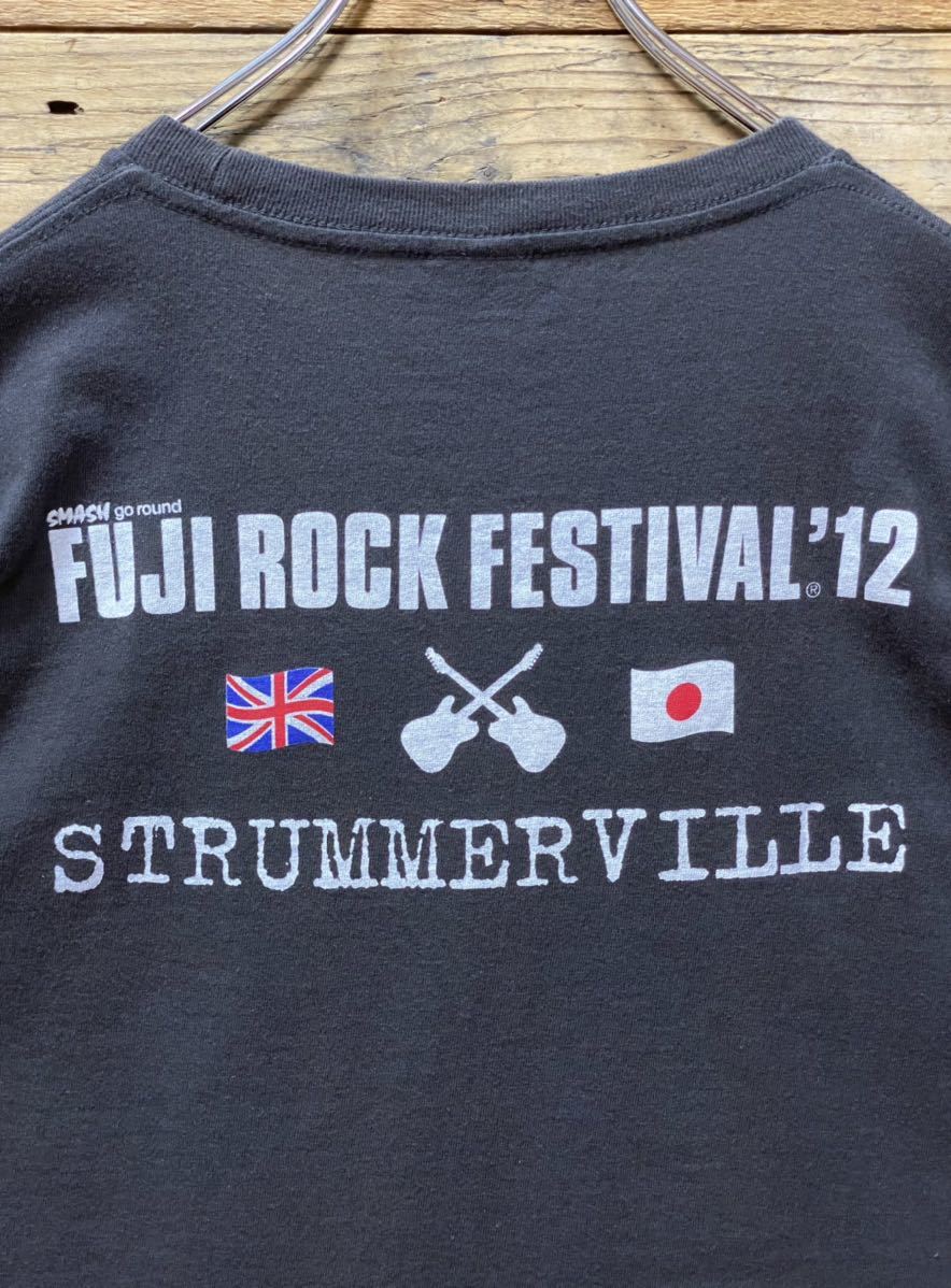 FRF12 x STRUMMERVILLE Tシャツ size:M ブラック / フジロック 