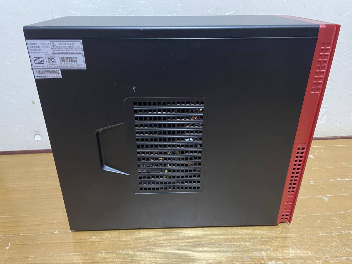 IIYAMAデスクトップMouseComputer ILeDXi-M022-i7-RNSSM/X6077 PC i7 