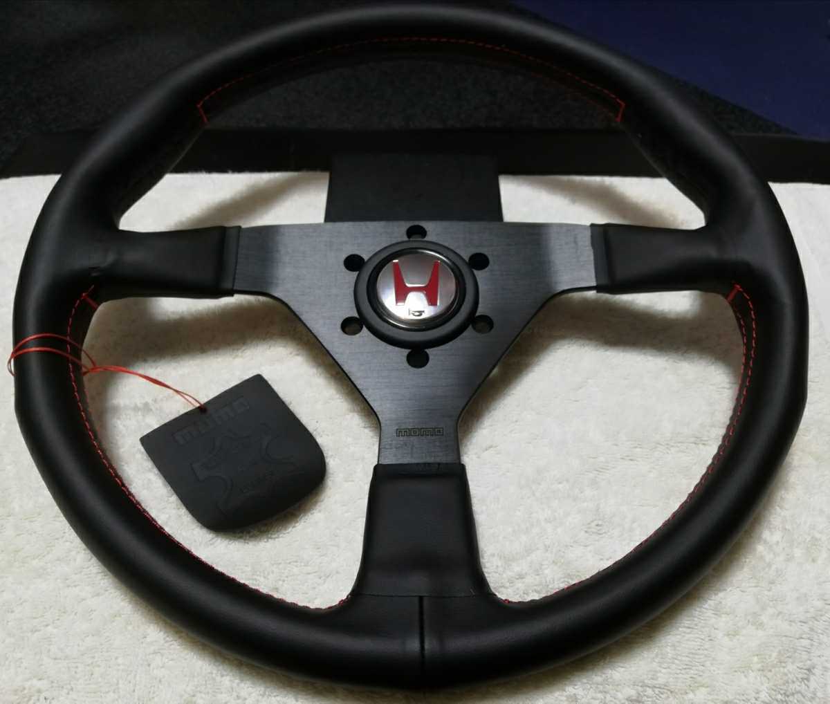 お買い得，安い ホンダ 35&Phi; 本革 レザー momo ステアリング ホーン付 検 FD2 DC5 EP3 CL7 AP1 FK8 EK9 DC2 EG6 S660 GK5 無限 modulo typeR JDM USDM(ステアリング、ハンドル本体)｜売買されたオークション情報、yahooの商品情報 ホンダ用
