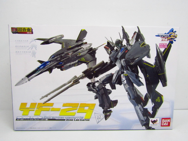 バンダイ DX超合金 YF-29 デュランダルバルキリー(オズマ機)&スーパーパーツ 2点セットフィギュア 中古 ◆TY11846