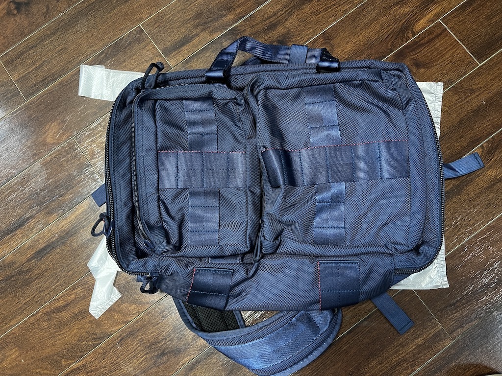 BRIEFING × BEAMS PLUS / 別注 3WAY BAG NAVY ビームス(中古） 【公式 