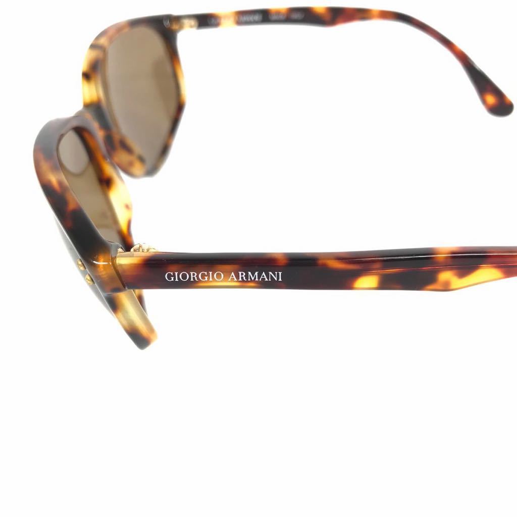 ジョルジオアルマーニ】本物 GIORGIO ARMANI サングラス ロゴテンプル 