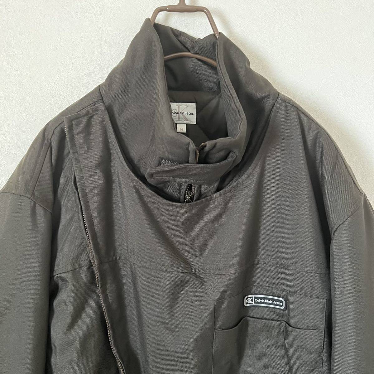Calvin Klein technical puffer jacket テック 変形 ナイロン 