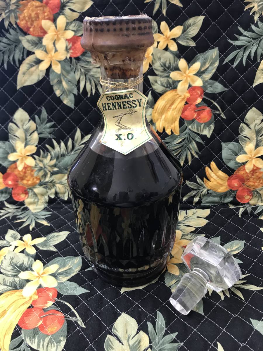 古酒 未開栓 Hennessy ヘネシー XO カラフェ バカラ クリスタル ボトル