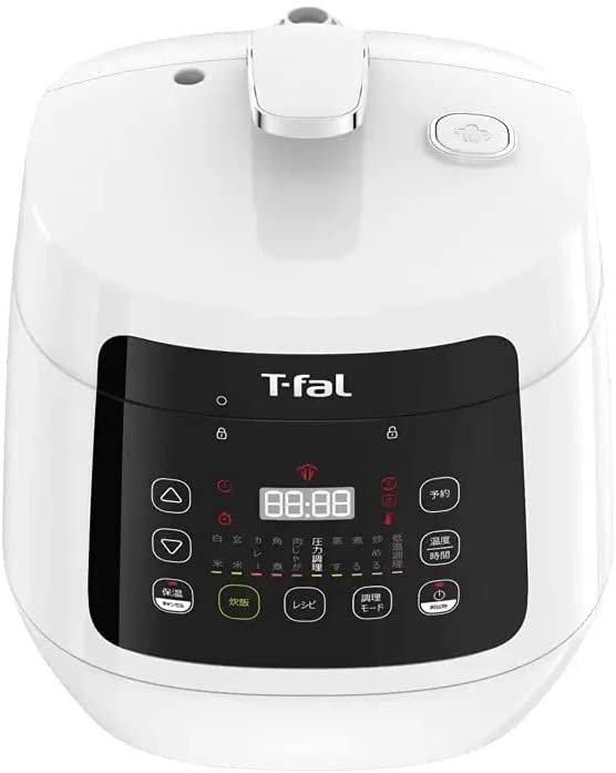 T-fal CY3811J0 ラクラ・クッカープロ ホワイト 電気圧力鍋 自動調理鍋
