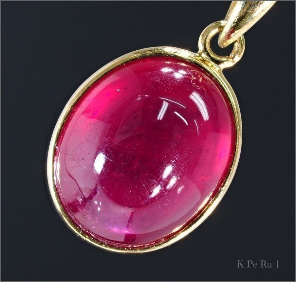 特選」大粒 ルビー ネックレス K18YG 18金製品 国内生産 43245 ルビー