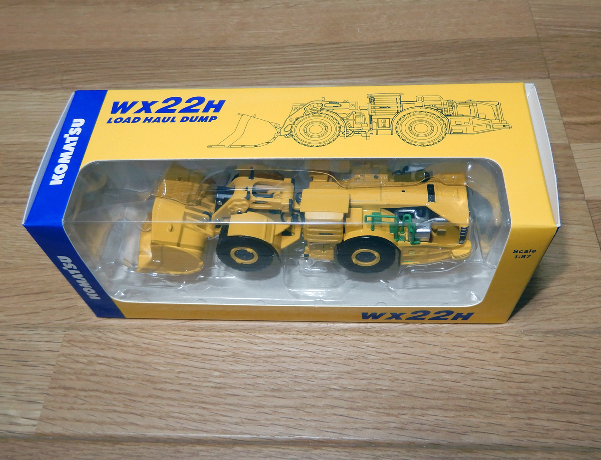 コマツ株主優待　オリジナルミニチュア（非売品）2022年　WX22H　ハイブリッドLHD（ロードホールダンプ）　新品未開封_1