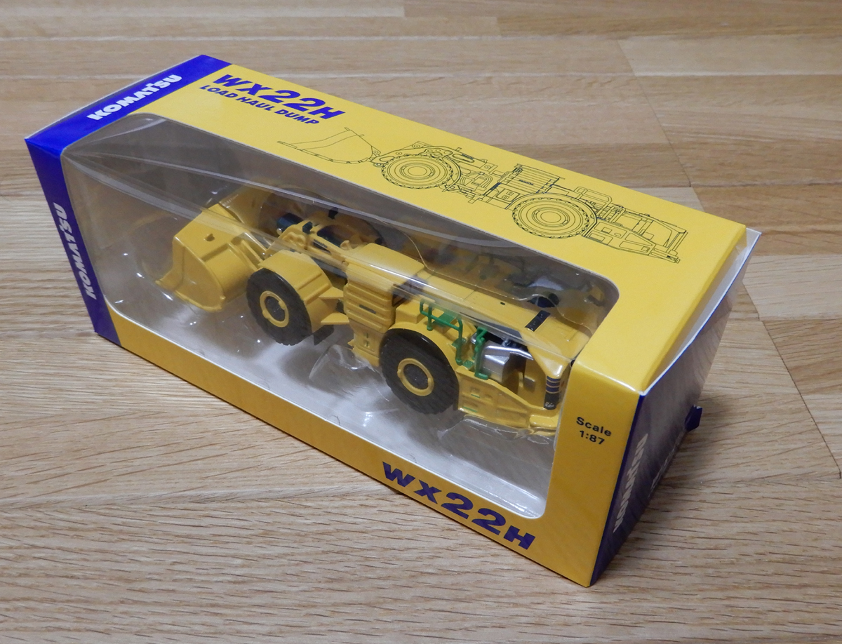 コマツ株主優待　オリジナルミニチュア（非売品）2022年　WX22H　ハイブリッドLHD（ロードホールダンプ）　新品未開封_3