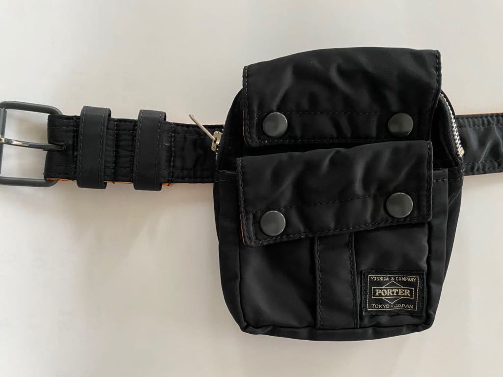 PORTER ポーター ポーチ付きベルト BEAMS コラボ 中古 ウエストポーチ 