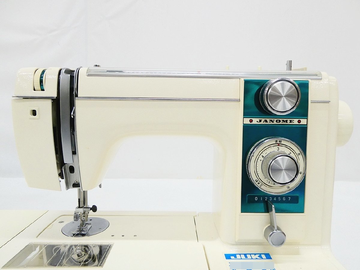 ● JANOME ジャノメ MODEL 813 ミシン 手芸 裁縫 レトロ フットペダルつき