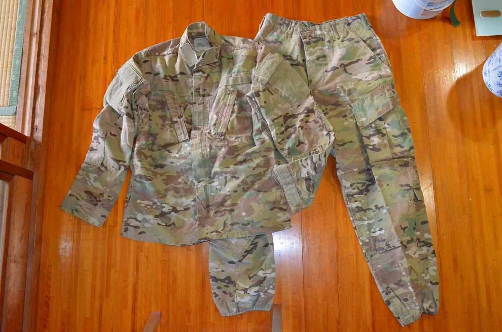 米軍 マルチカム マルチカムの通販 上下セット acu 特殊部隊実戦投入