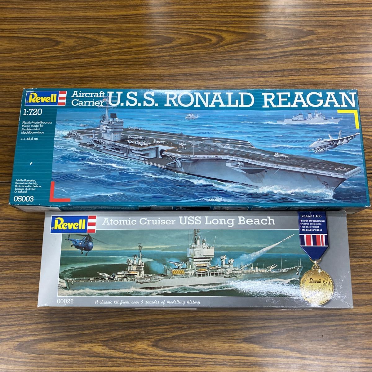 人気セール，格安 Revell レベル 1/720 Aircraft Carrier U.S.S.RONALD REAGAN 1/460 Atomic Cruiser USS Long Beach 2個セット(アメリカ)｜売買されたオークション情報、yahooの商品情報をアーカイブ公開 - オークファン アメリカ