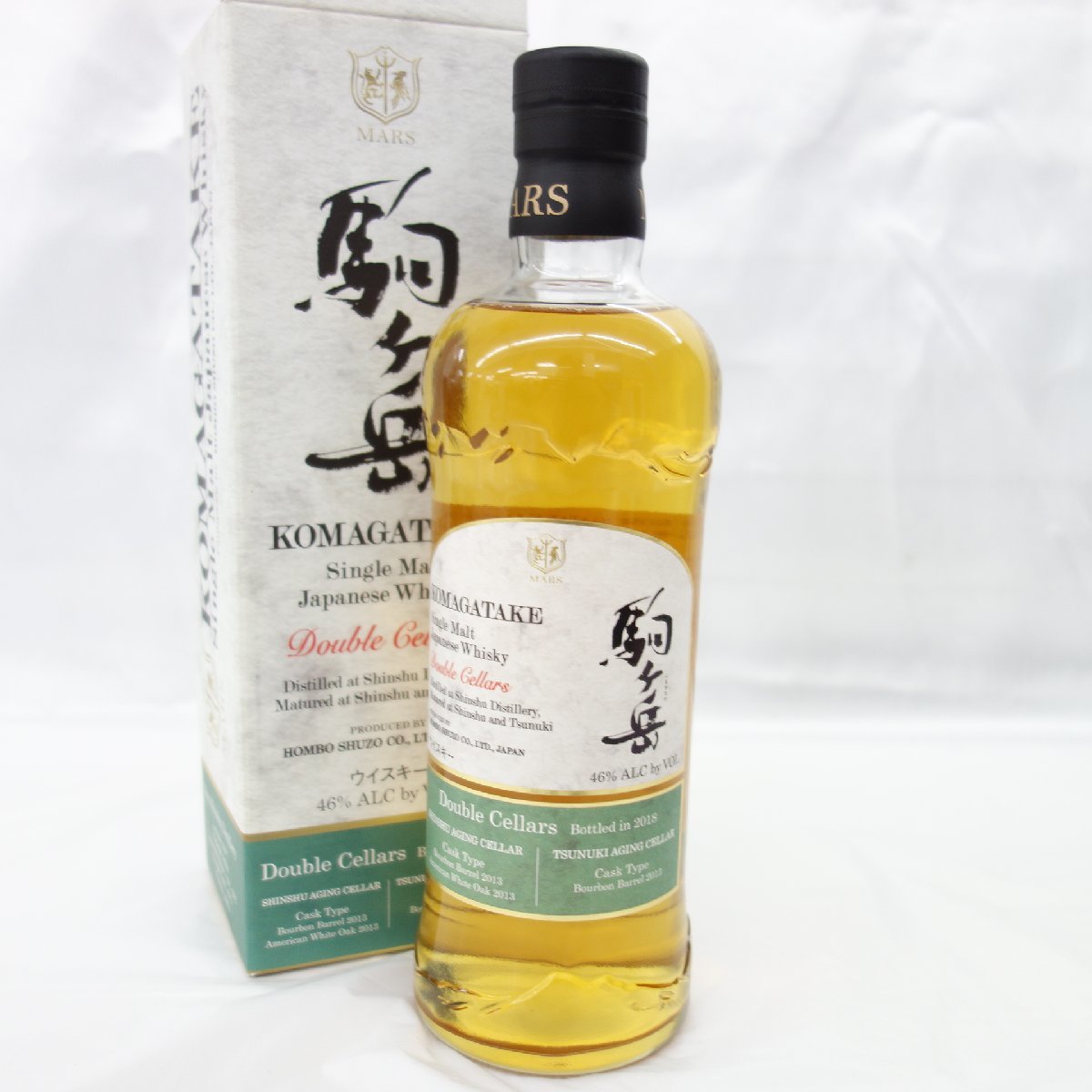 【未開栓】シングルモルト 駒ヶ岳 ダブルセラーズ 2018 ウイスキー 700ml 46% 箱有 11088797_1