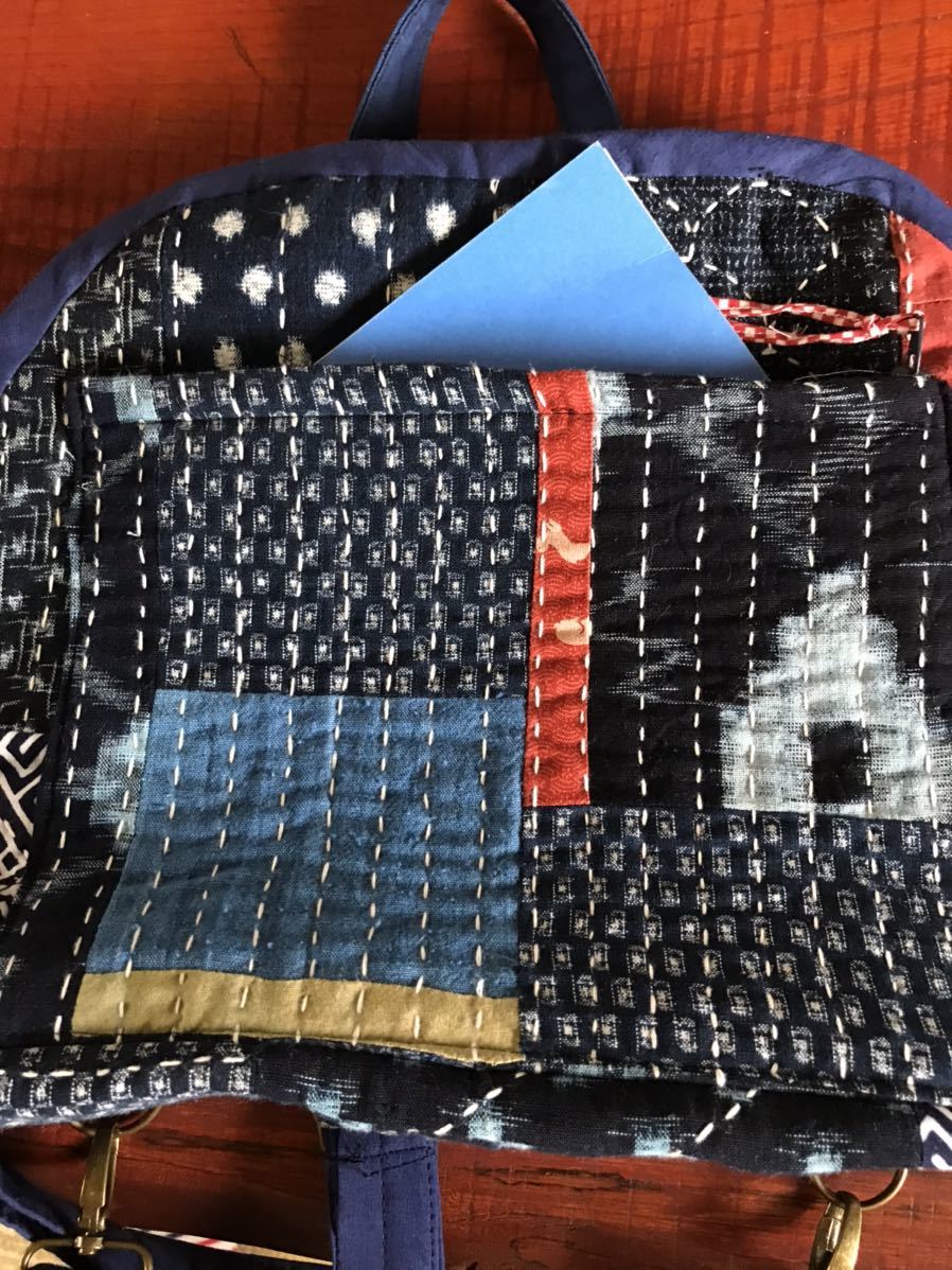 一点物 藍染 ろうけつ染め くさい 刺し子ハンドメイド 中綿ジャケット