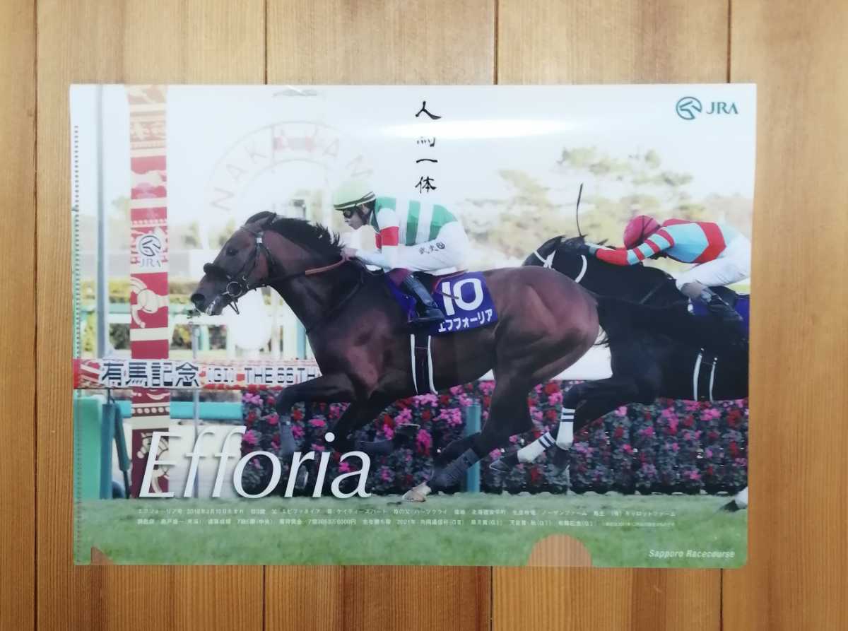 ドウデュース エフフォーリア クリアファイル2枚セット 競馬 JRA 抽 