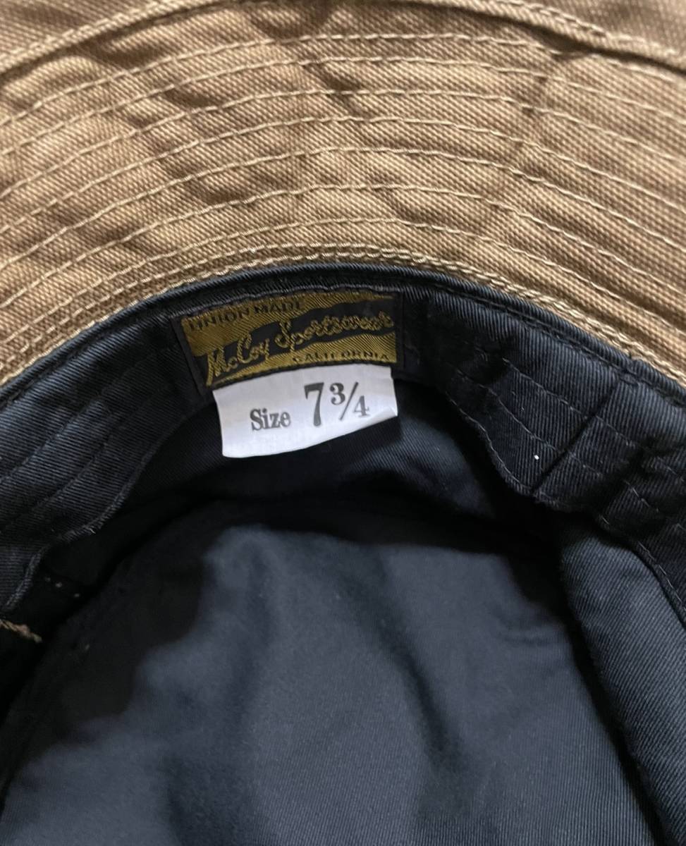 未使用☆THE REAL McCOY'S（リアルマッコイズ）COTTON PORKPIE HAT
