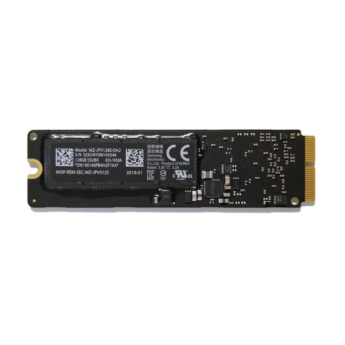 SSD 128GB Samsung MZ-JPV128S⁄0A2 Apple MacBook - Pro for Air PCIe 