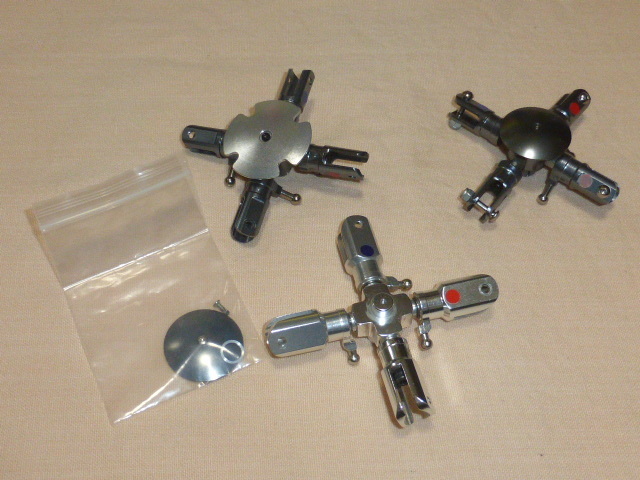 ＡＬＩＧＮ・アライン・T-REX450用・4ブレード・ローターヘッド・3式・ジャンク