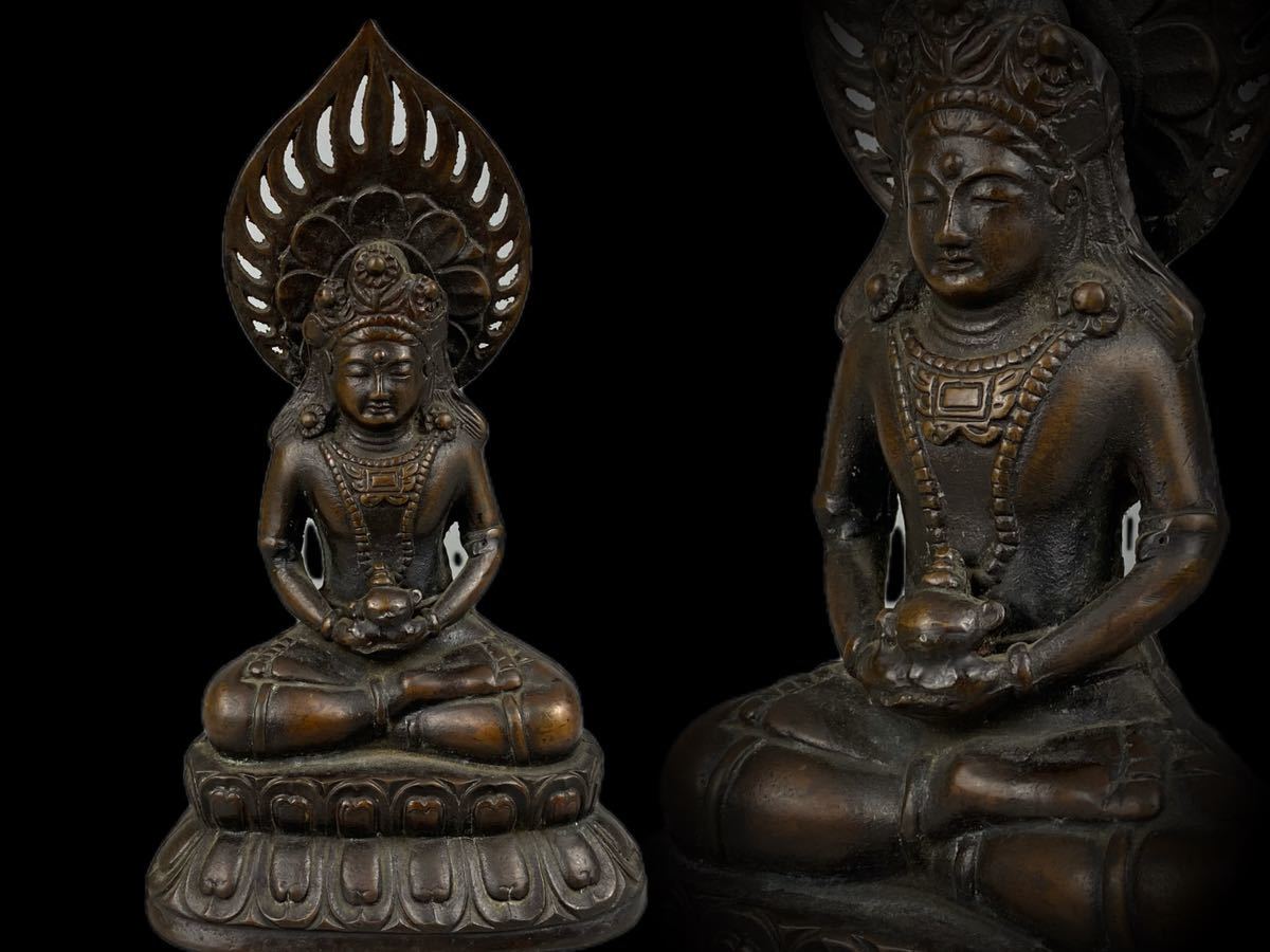 仏像 銅製 唐物 仏教美術 中国美術 鍍金 時代 立像 青銅 中国 観音菩薩