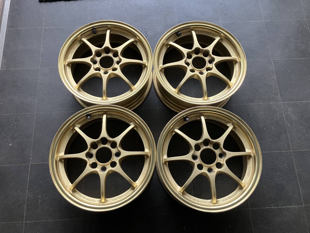 希少！RAYS CE28 ゴールド 14インチ 5.5J +45 4H 100 4本 初期モデル 