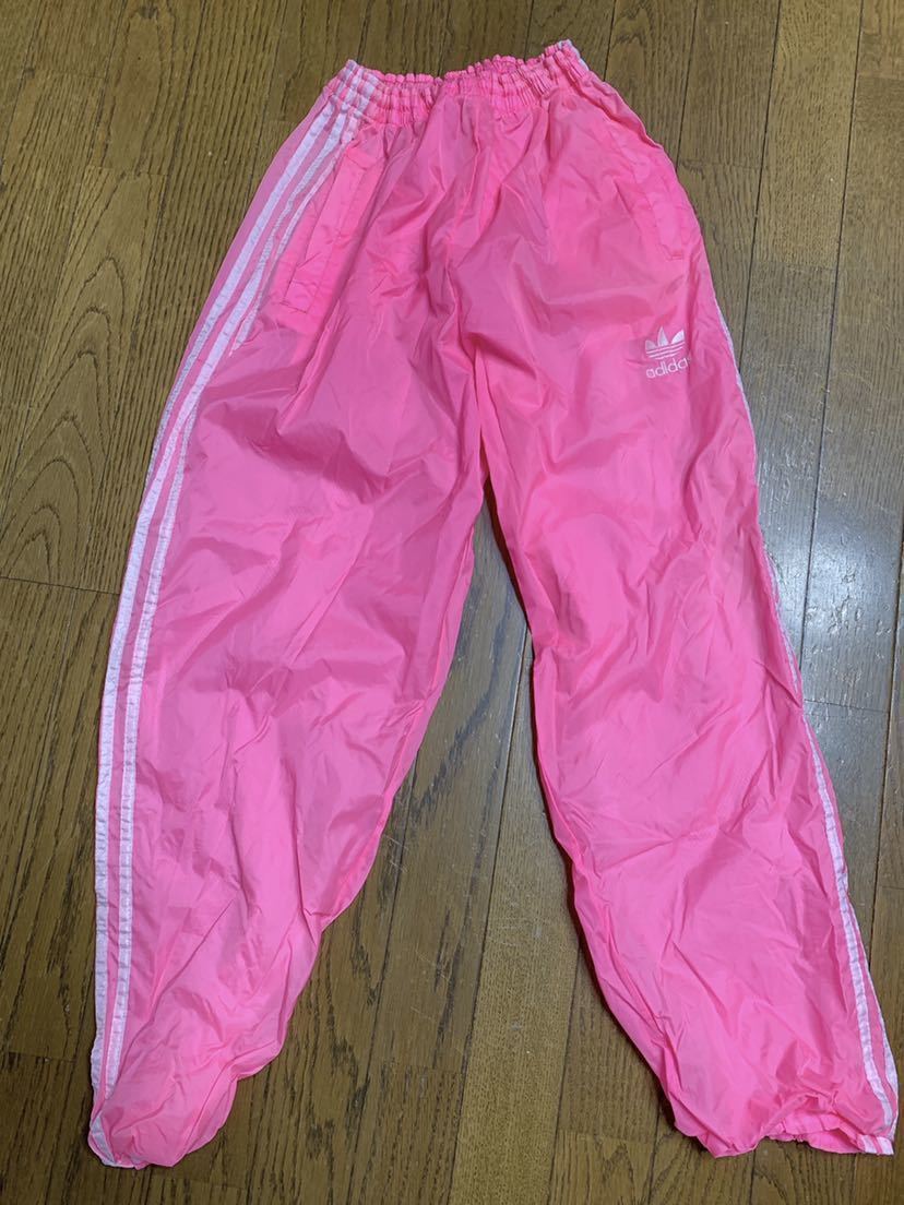 adidas アディダス オリジナルス レトロ ダンス ピンク ラインパンツ