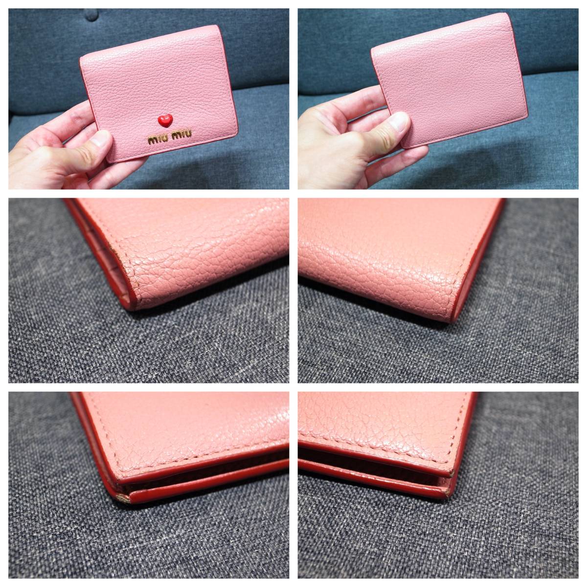 正規品♡超美品♡ミュウミュウ 折りたたみ財布 マドラス ピンク バッグ