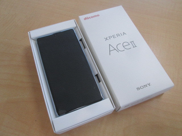 新品未使用】docomo SONY XPERIA Ace Ⅱ 【ブラック】 SONY XPERIA ACE