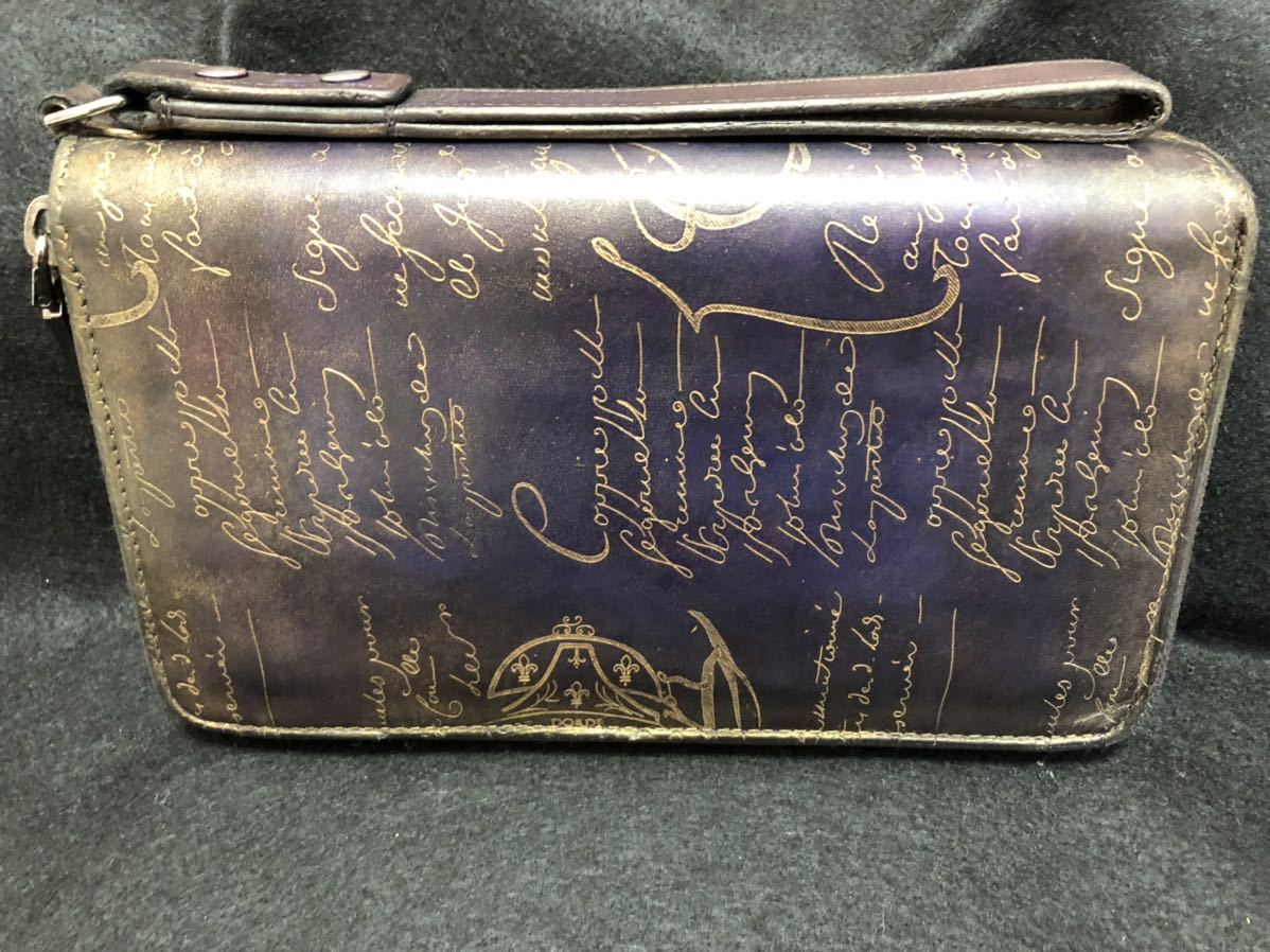 1円〜スタート☆美品☆Berluti ベルルッティ タリ レザー 